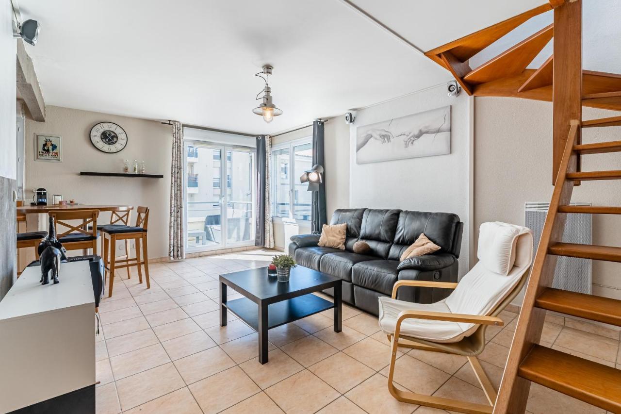مارسيليا La Joliette; Duplex 2 Chambres, Parking Inclus+ Terrasse+ Ascenseur المظهر الخارجي الصورة